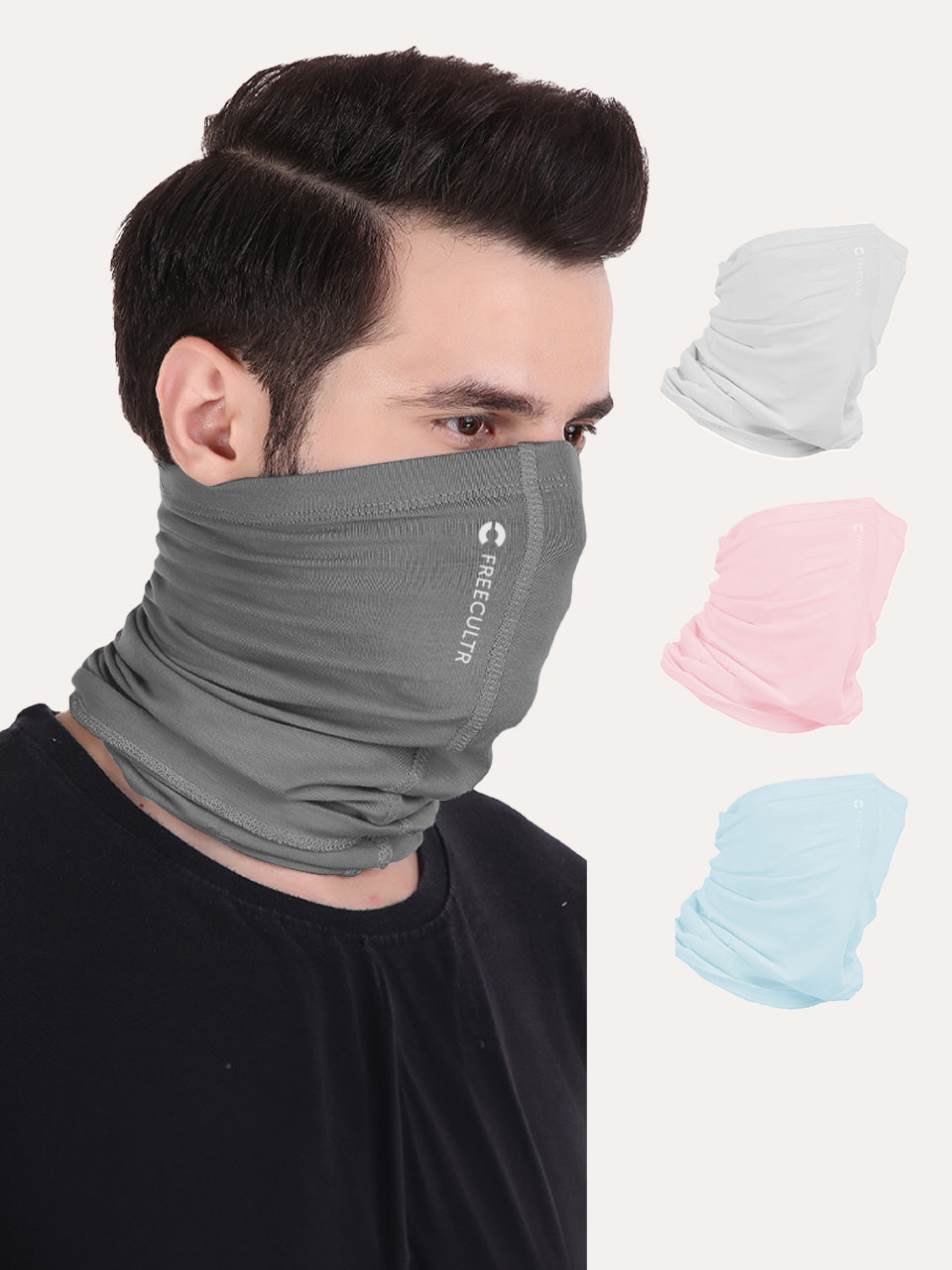 Unisex Organic Bandana Masks - Plain (Pack of 4)