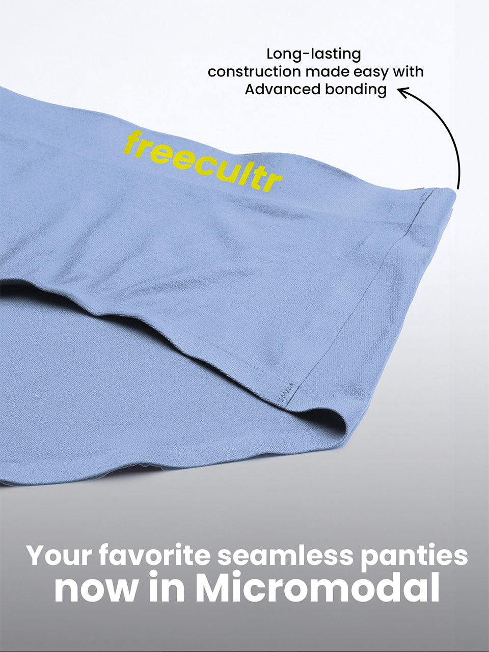 Seamless No Show Micro Modal Hipster panties pack of 2