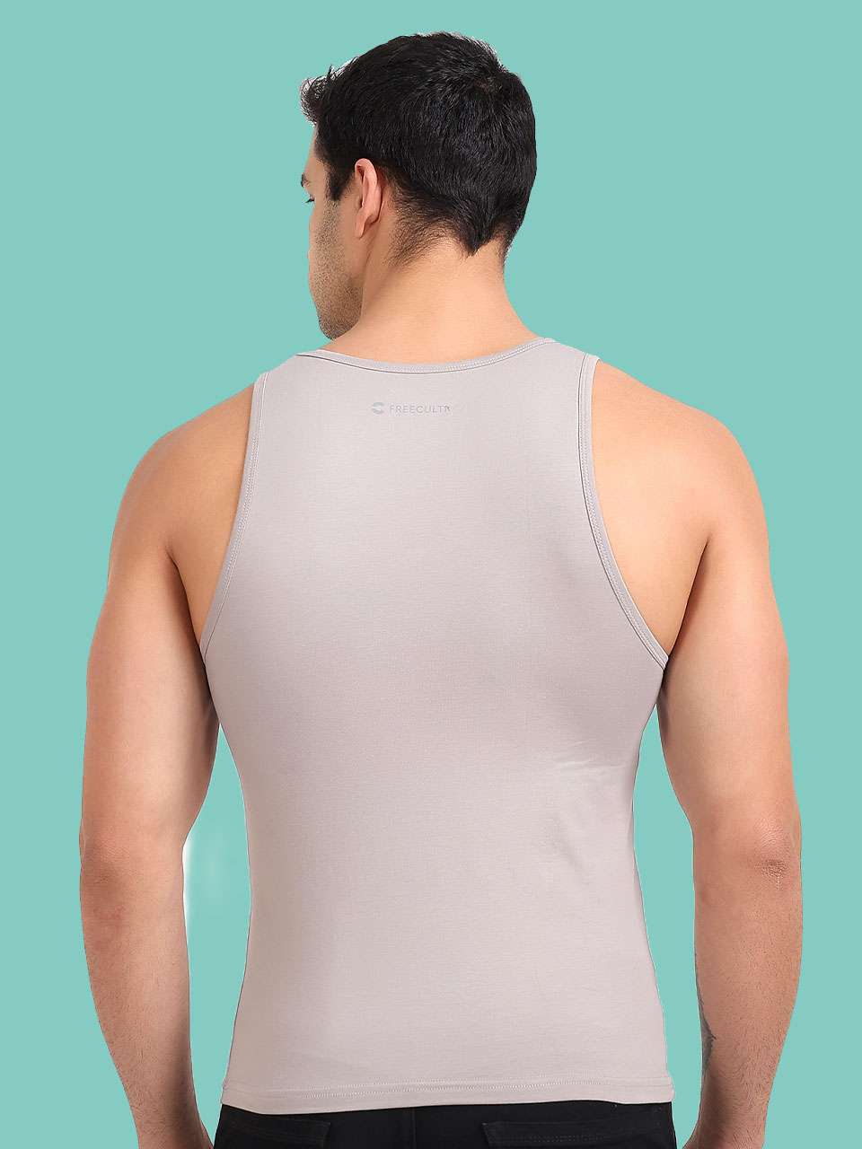 Regular Fit Organic Cotton Comfort Vest for Men-Pack of 1