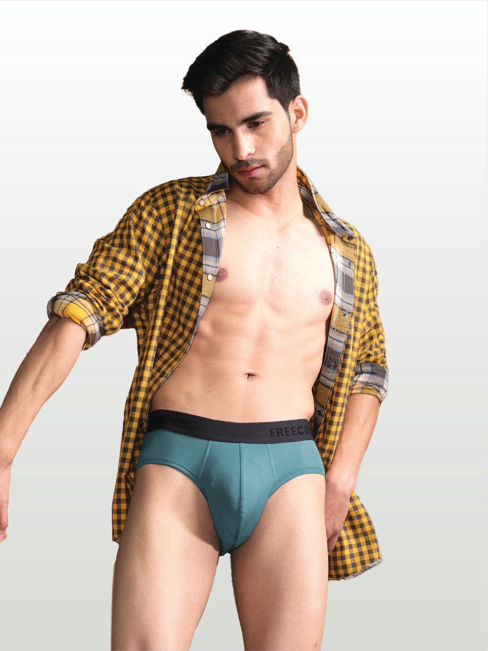 Men's Anti-Bacterial Micro Modal Brief in Contrast Waistband (Pack of 1)