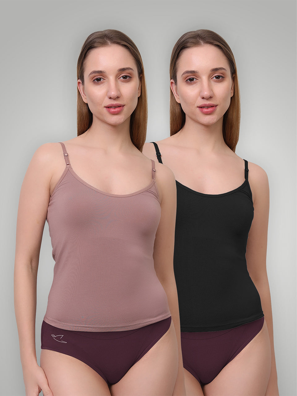 Ultra-Soft Micromodal Camisole Top - Pack of 2