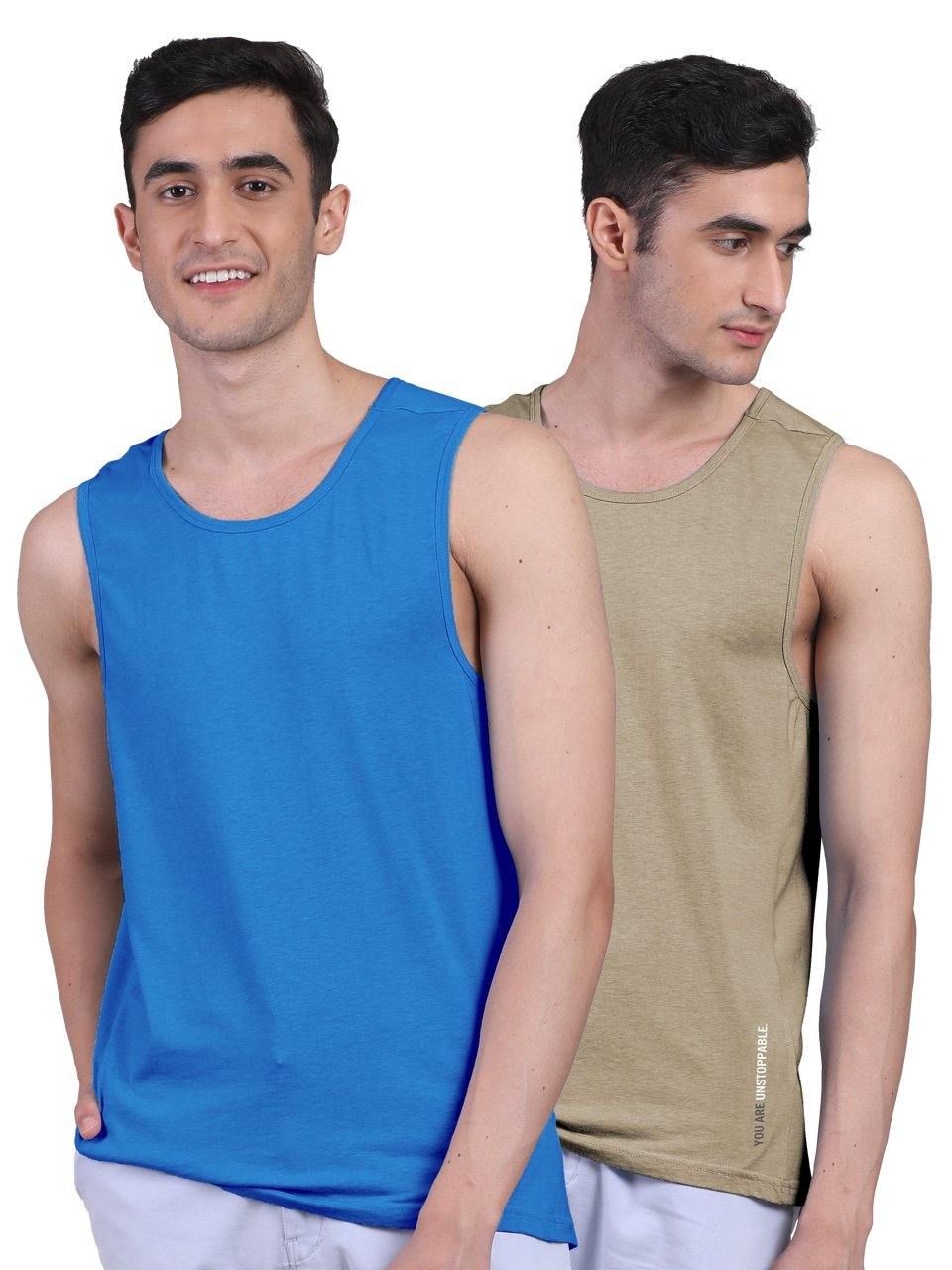 Twin Skin Organic Bamboo Vest - Active Fit (Pack of 2) - freecultr.com