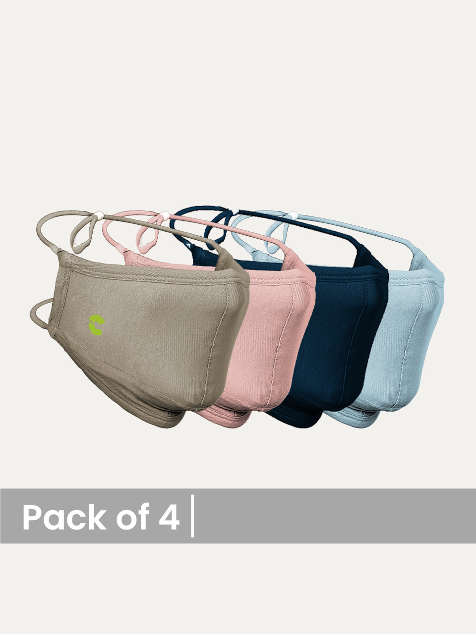 BreathePro Head Bound Mask (Fashion) - Pack of 4