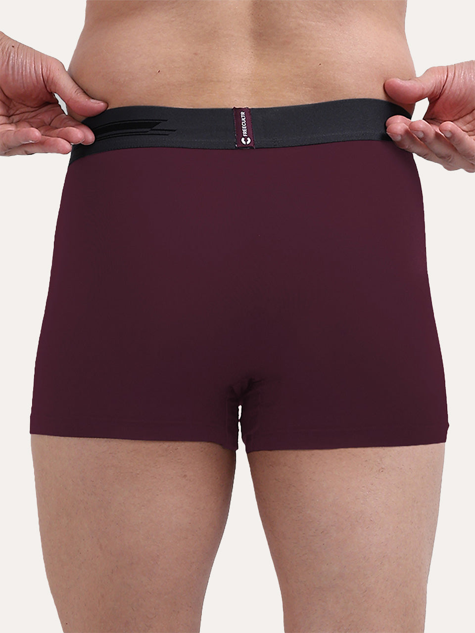 Men's Anti-Bacterial Micro Modal Trunk in Contrast Waistband (Pack of 3)