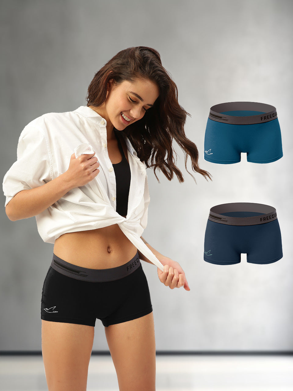 Women's Micro Modal Boy Shorts (Pack of 3)