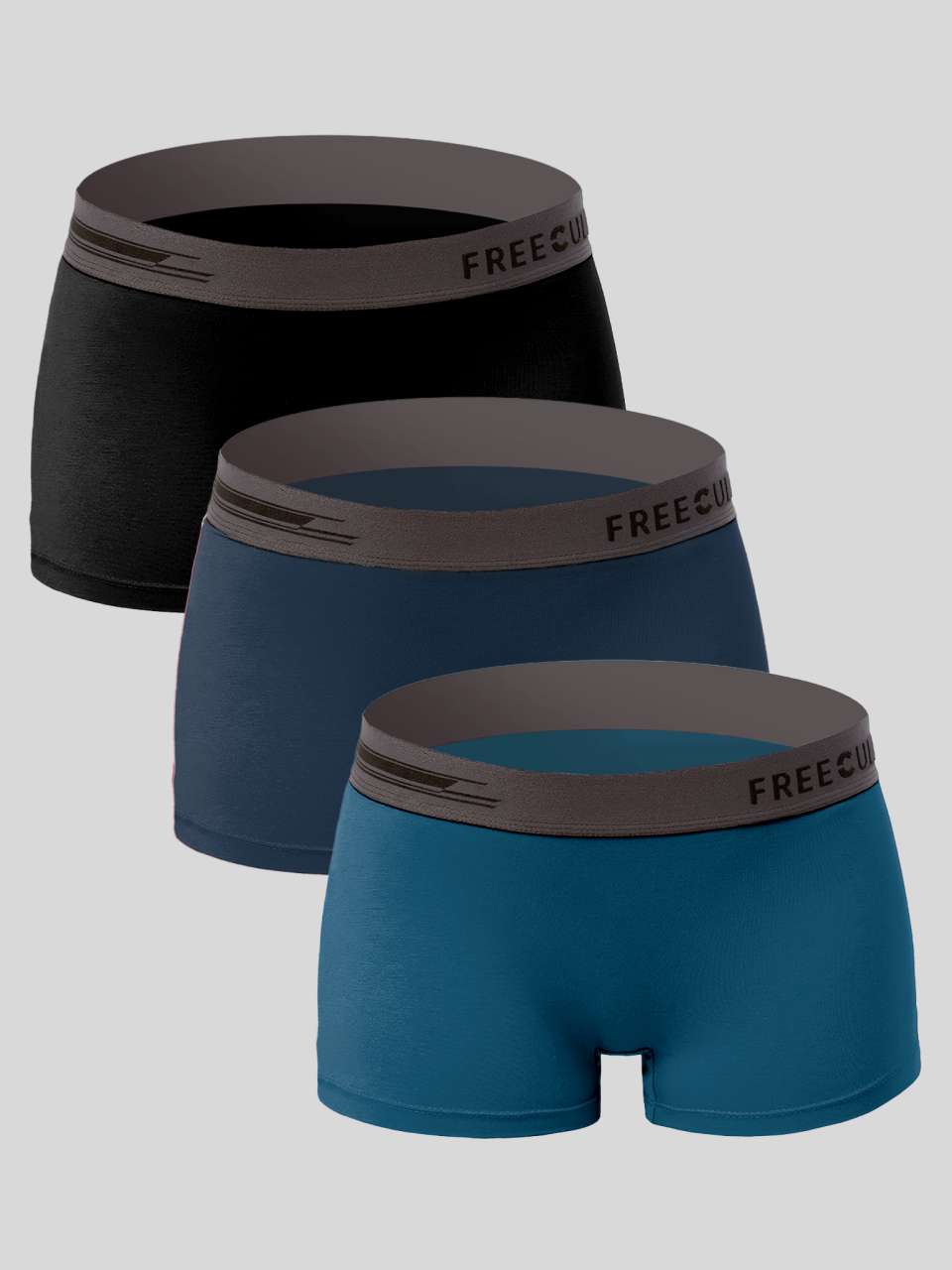 Women's Micro Modal Boy Shorts (Pack of 3)