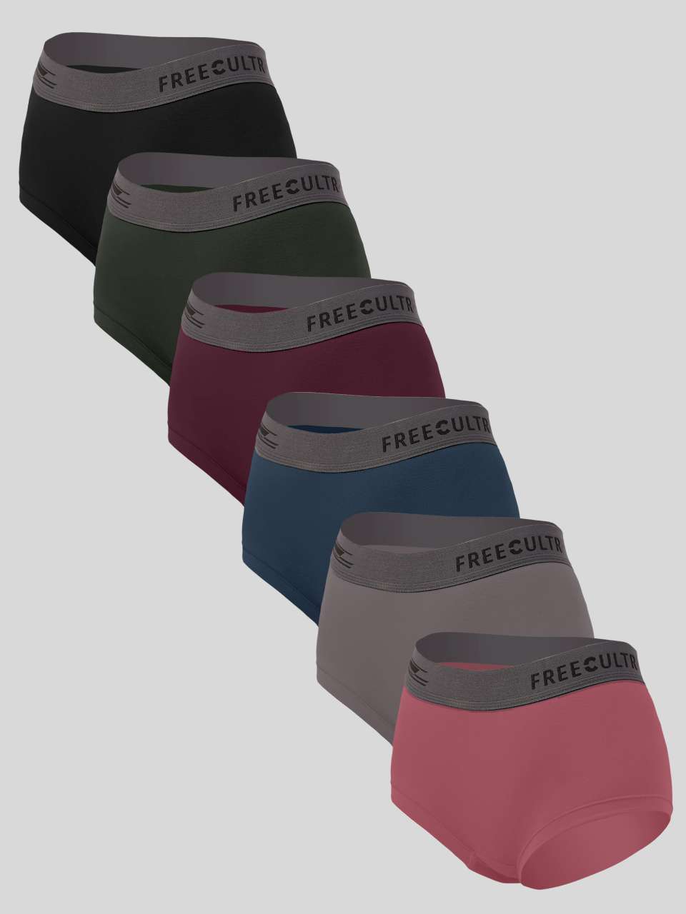 Women's Micro Modal Boxer Briefs (Pack of 6)