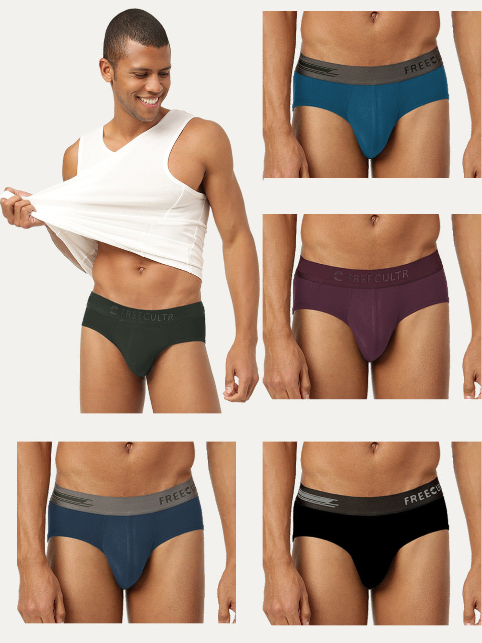 Men's Anti-Bacterial Micro Modal Brief (Pack of 5)