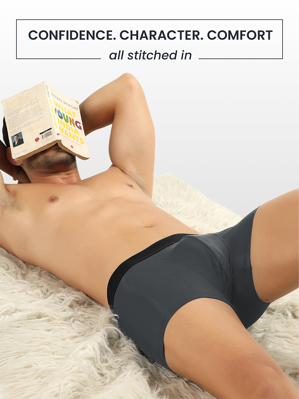 Men's Anti-Bacterial Micro Modal Trunk (Pack of 3)