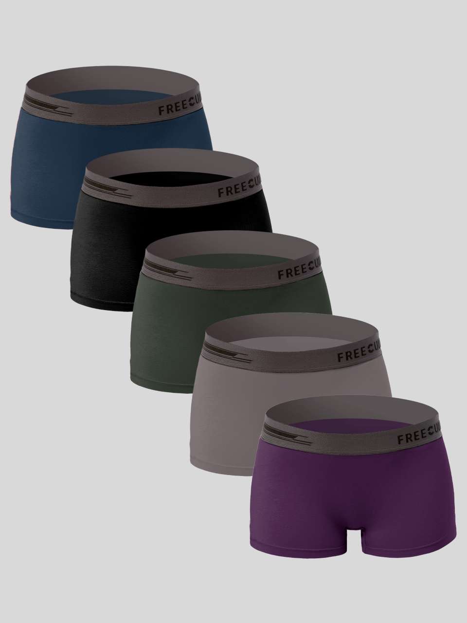 Women's Micro Modal Boy Shorts (Pack of 5)