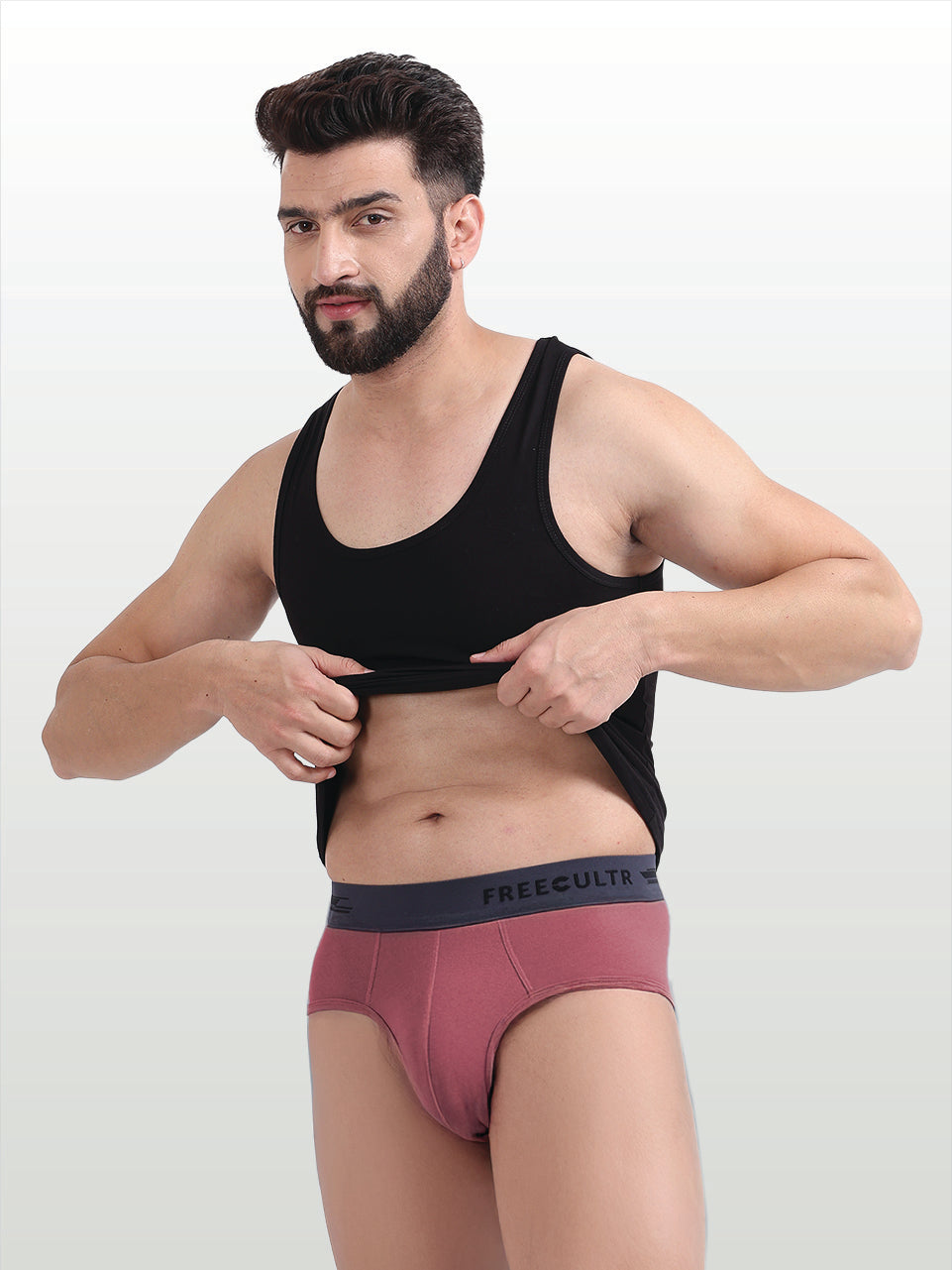 Men's Anti-Bacterial Micro Modal Brief in Contrast Waistband (Pack of 1)