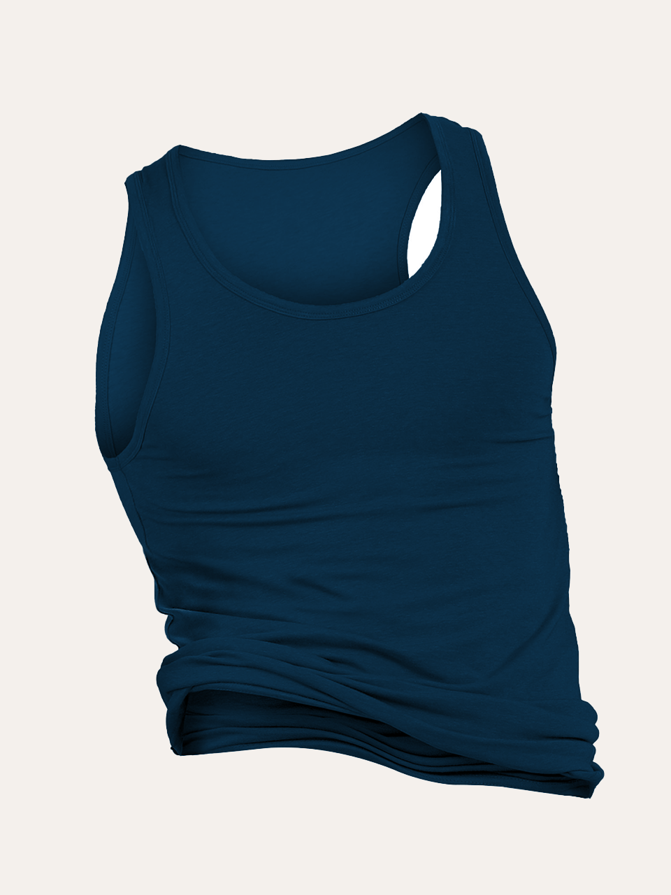 Twin Skin Organic Bamboo Vest - Comfort Fit (Pack Of 1)