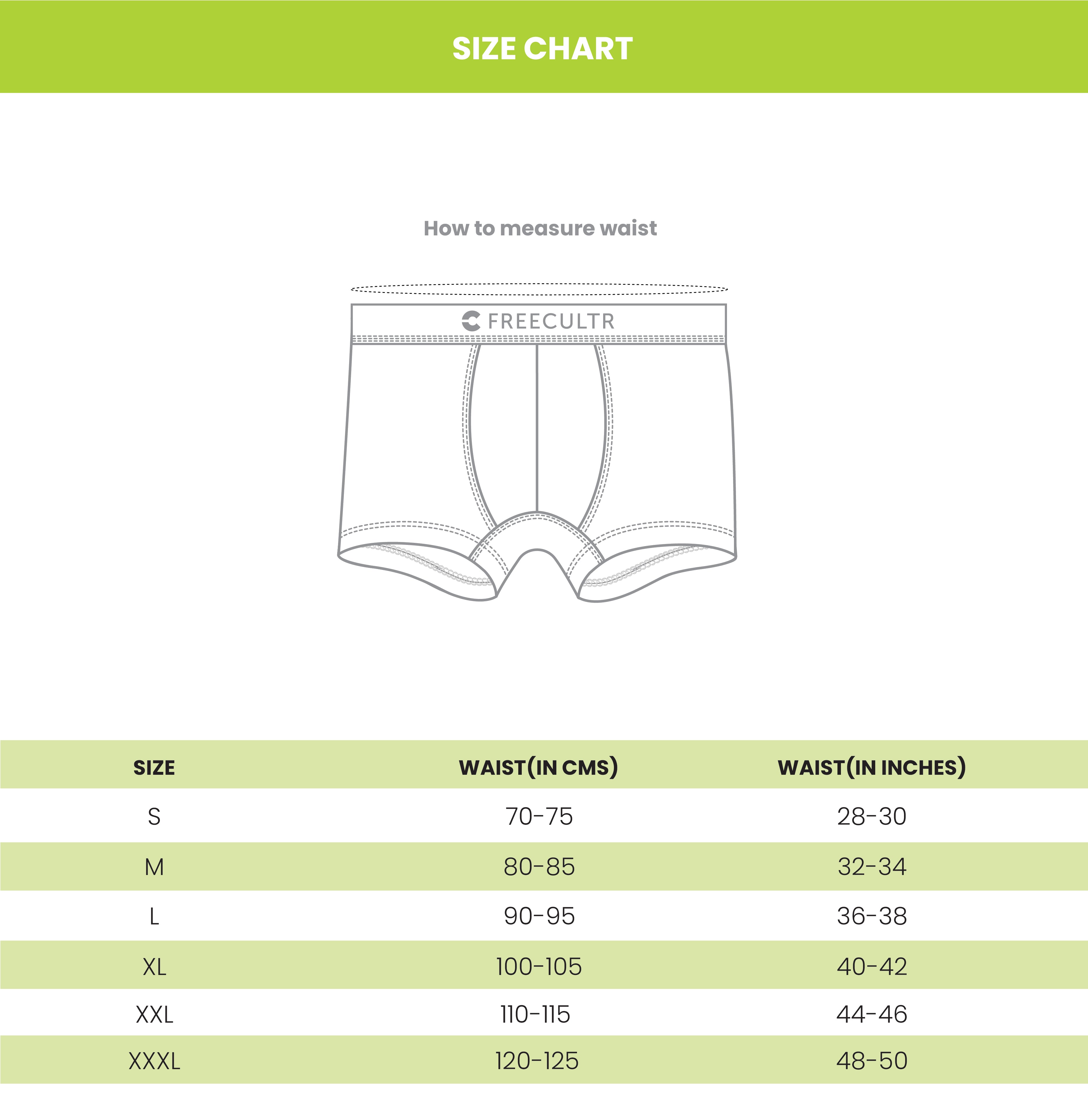 size chart image