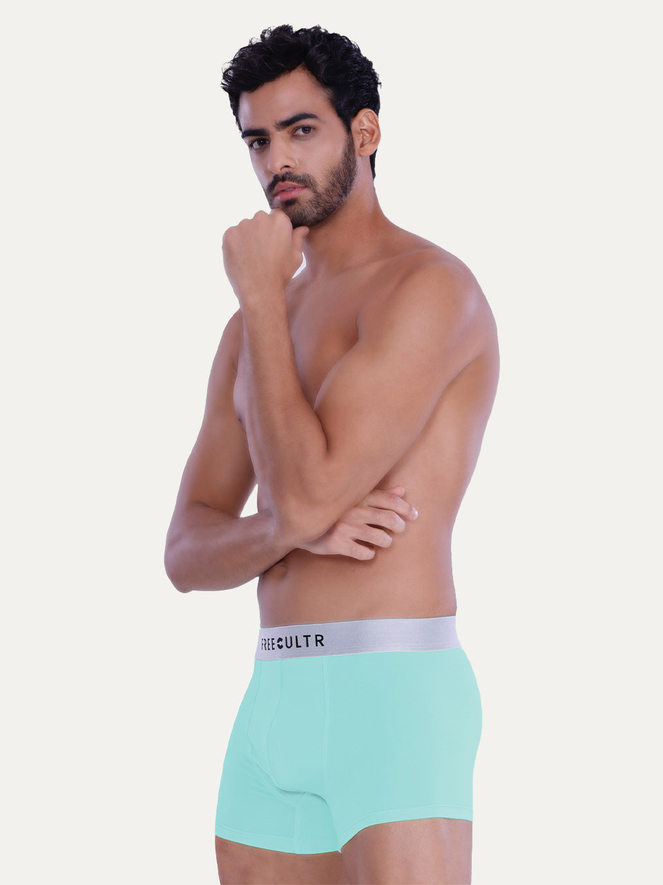 Men's Anti-Bacterial Micro Modal Trunks with Silverfox Waistband (Pack of 3)