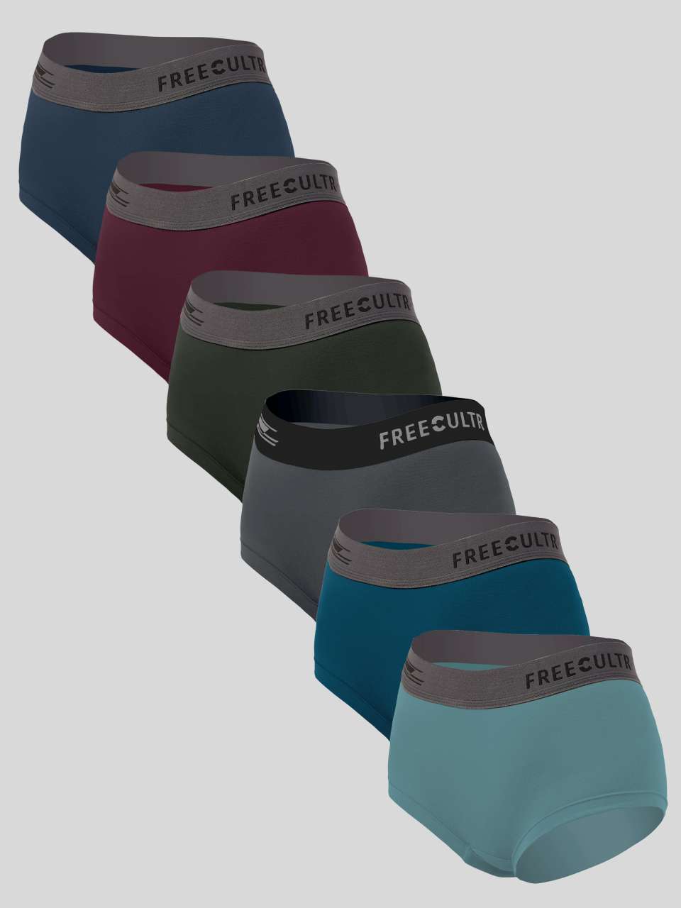 Women's Micro Modal Boxer Briefs (Pack of 6)
