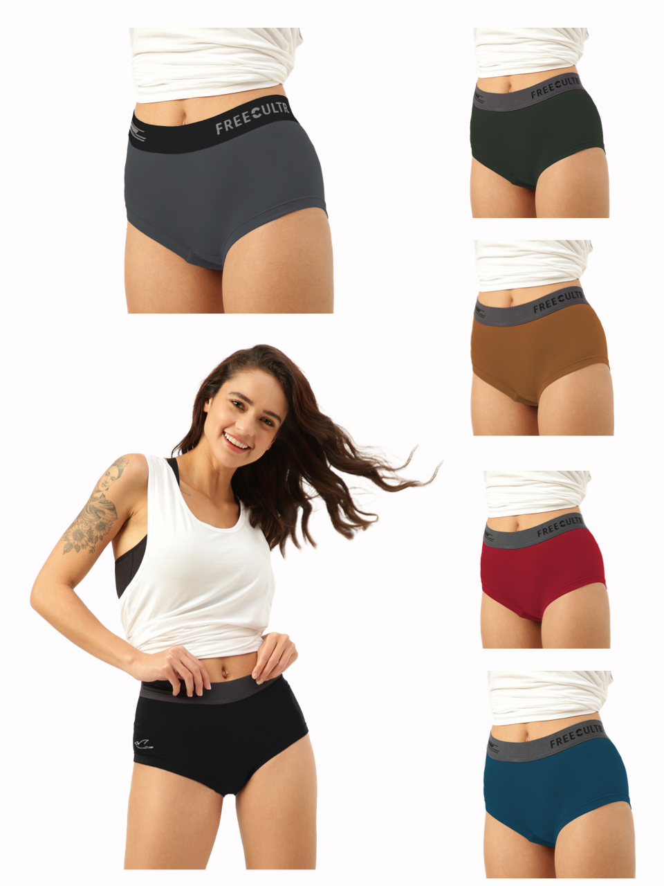 Women's Micro Modal Boxer Briefs (Pack of 6)