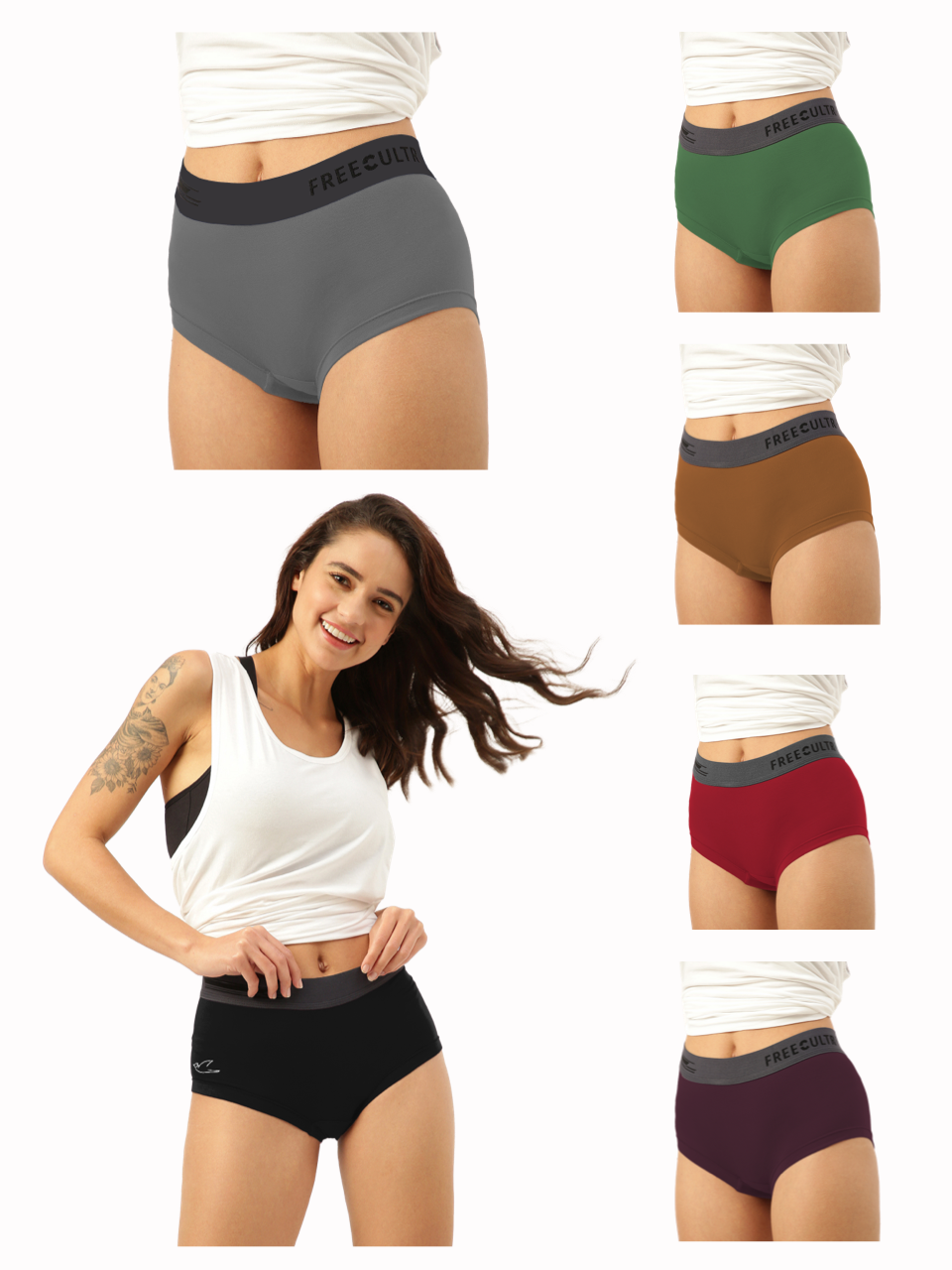 Women's Micro Modal Boxer Briefs (Pack of 6)