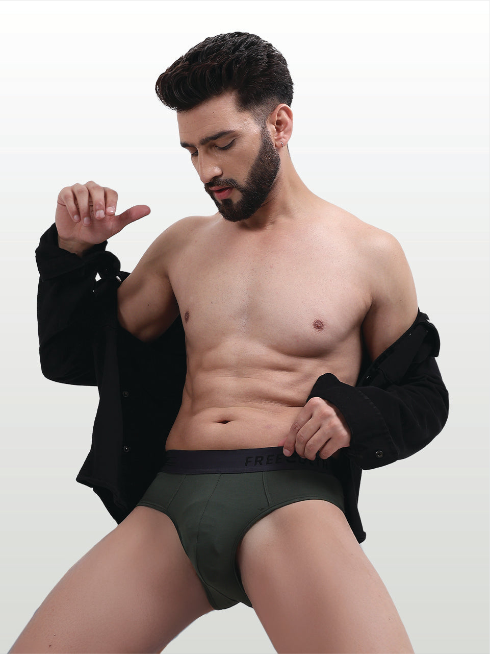 Men's Anti-Bacterial Micro Modal Brief in Contrast Waistband (Pack of 1)