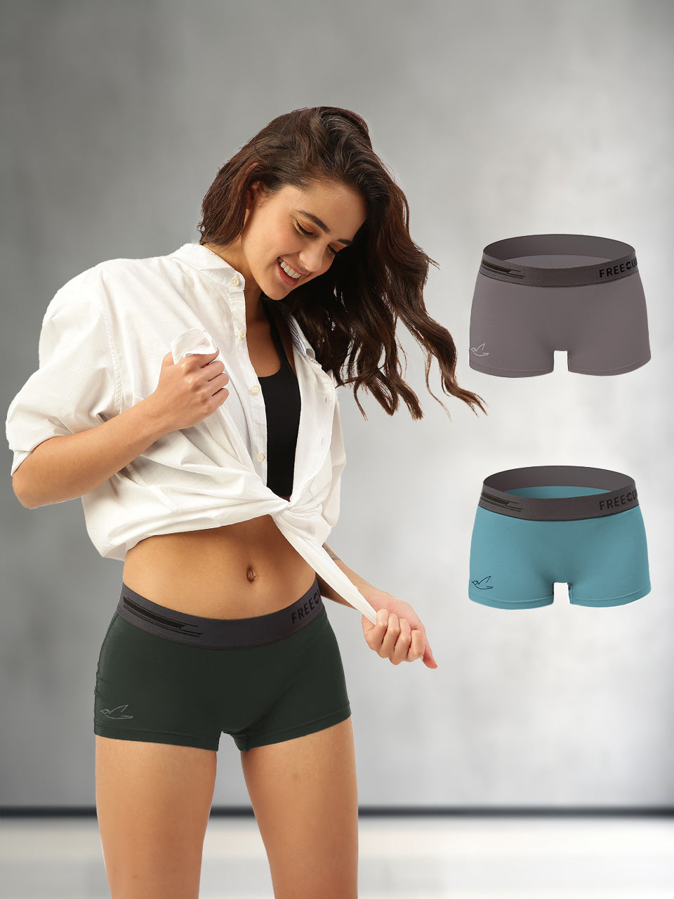 Women's Micro Modal Boy Shorts (Pack of 3)