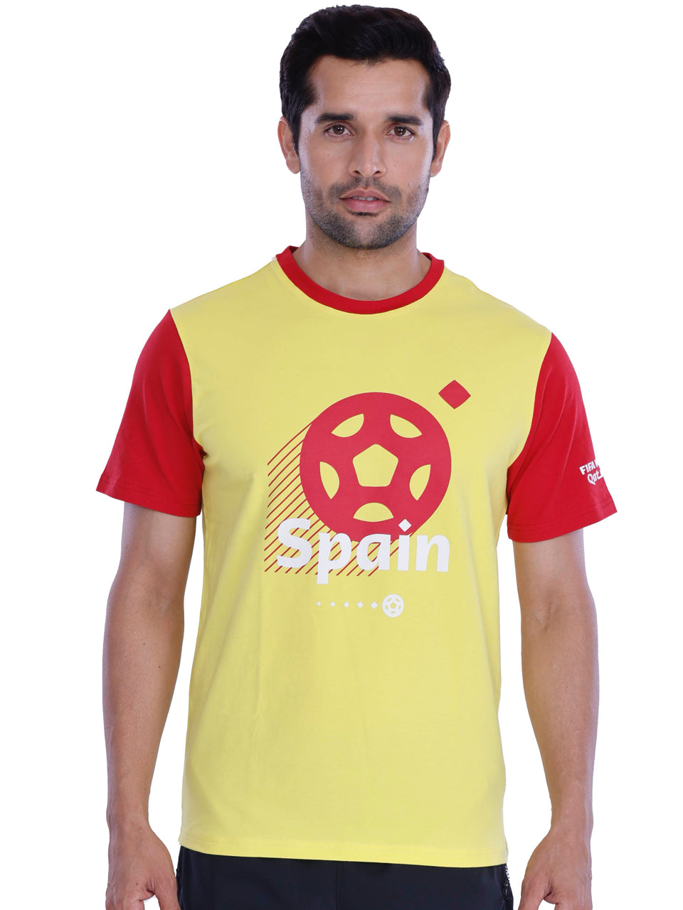 FIFA Printed BCI Stretch Cotton T-Shirt (Pack of 1)