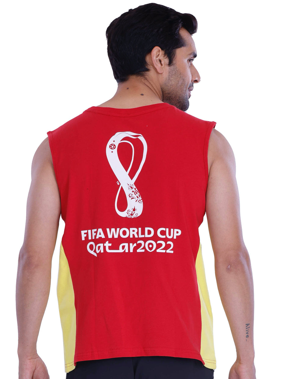 FIFA Printed BCI Stretch Cotton Active Tank (Pack of 1)