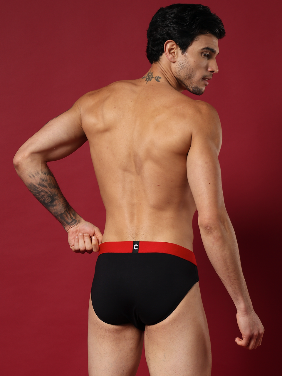 Statement Men's Brief "Swipe Down"