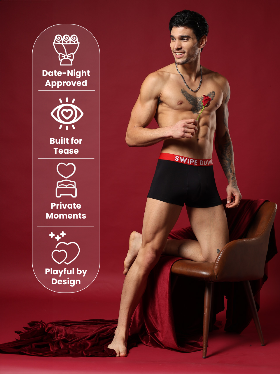 Statement Men's Trunk "Swipe Down"