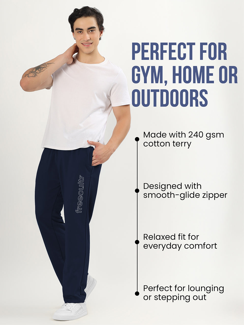 Men’s Everyday Pyjama With Zipper Pocket (Pack of 1)