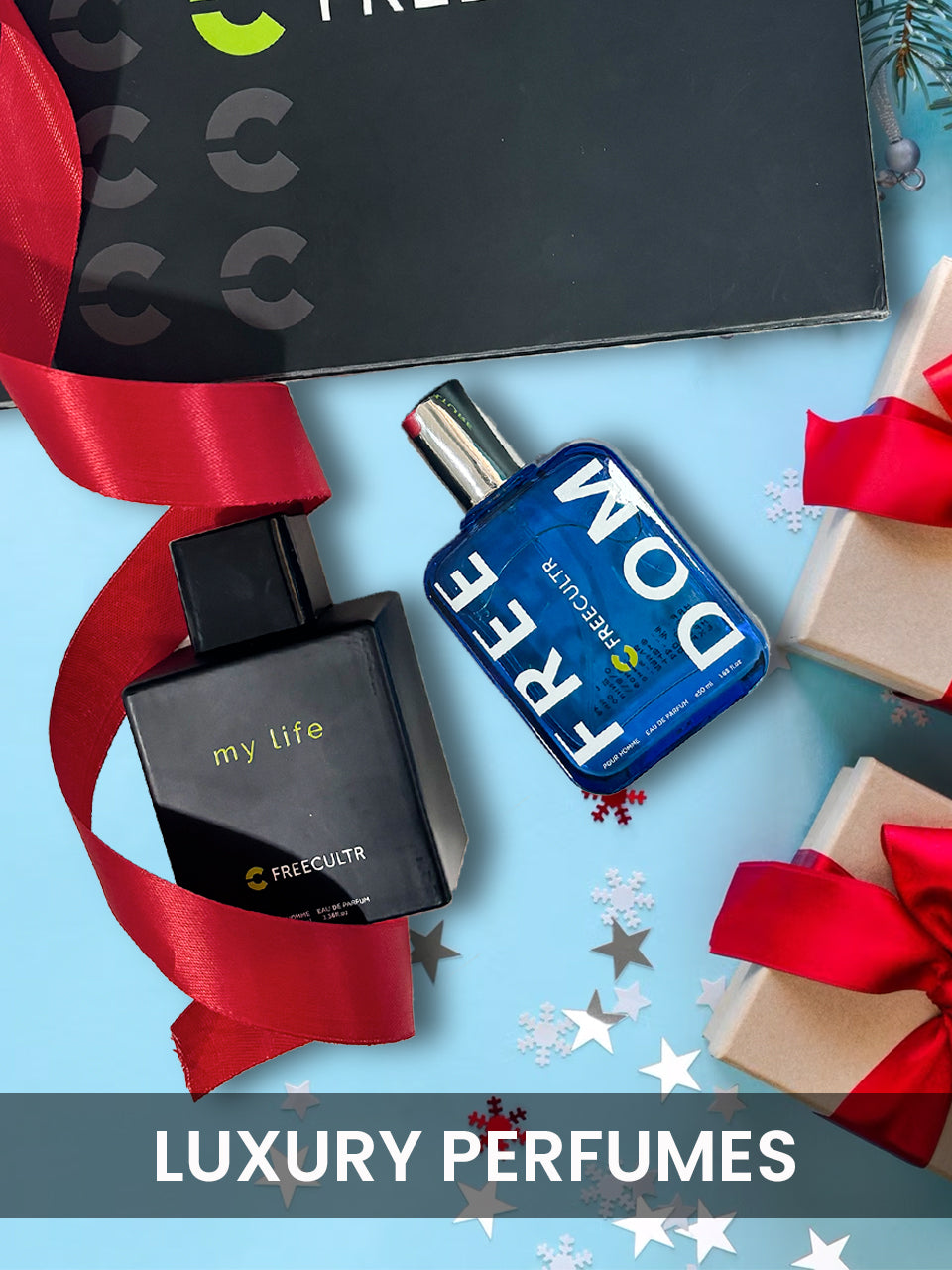 Luxury Perfume Gift Set For Men - Freedom-50 ML & My Life-100 ML