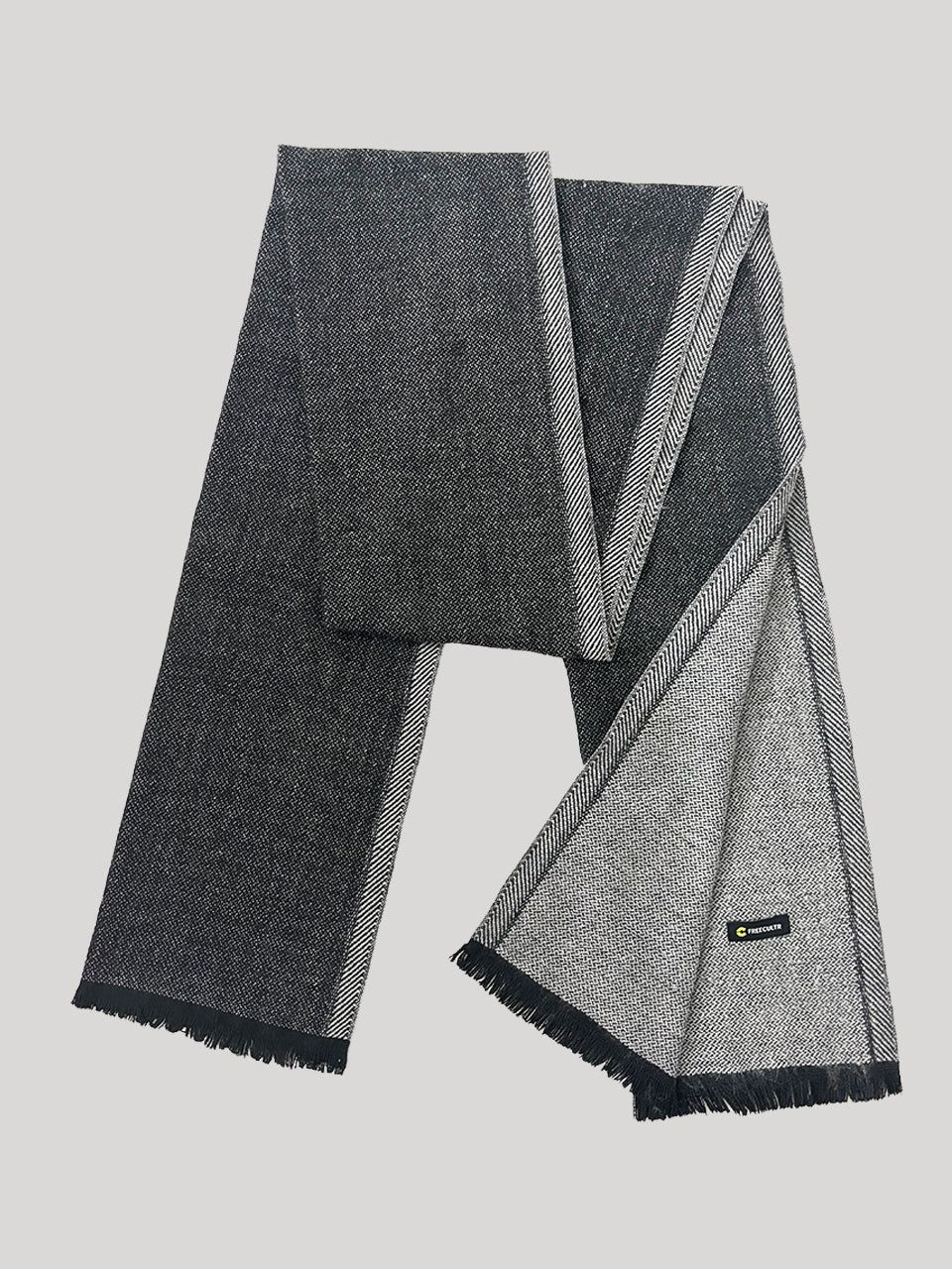 Unisex Acrylic Warm Muffler White