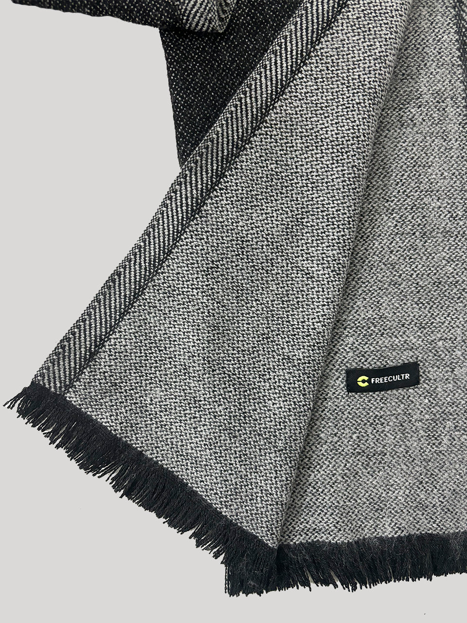 Unisex Acrylic Warm Muffler White