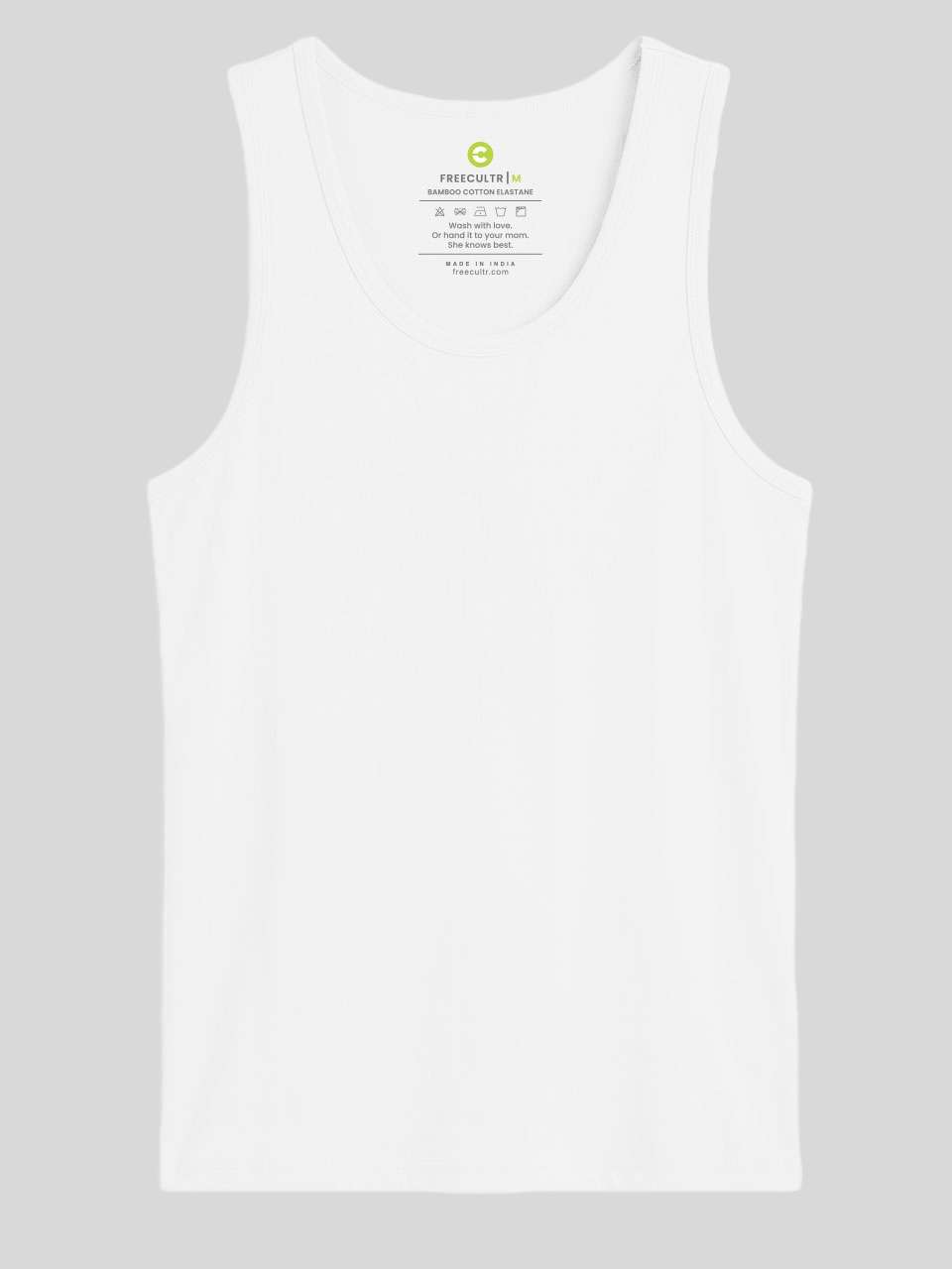 Twin Skin Organic Bamboo Vest - Comfort Fit (Pack Of 1)