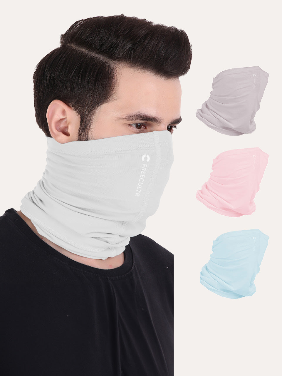 Unisex Organic Bandana Masks - Plain (Pack of 4)
