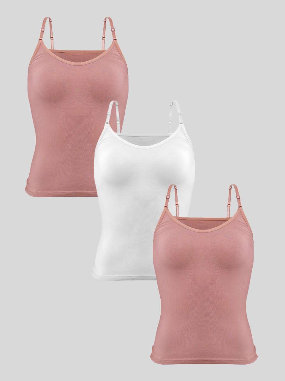 Ultra-Soft Micromodal Camisole Top - Pack of 3