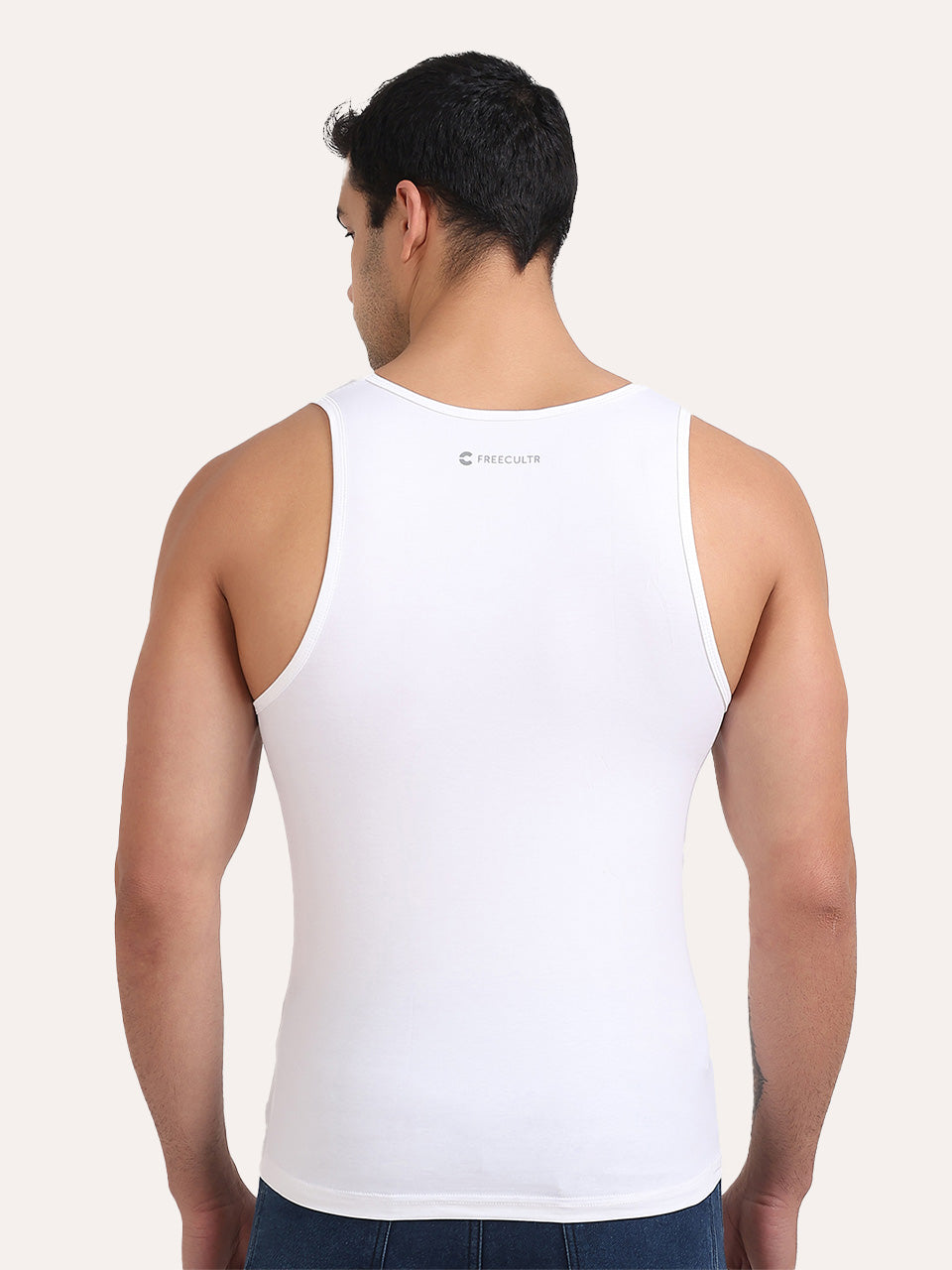 Regular Fit Organic Cotton Comfort Vest for Men-Pack of 3