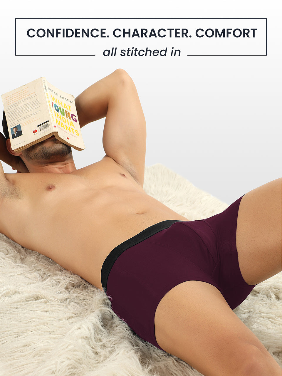 Men's Anti-Bacterial Micro Modal Trunk (Pack of 3)