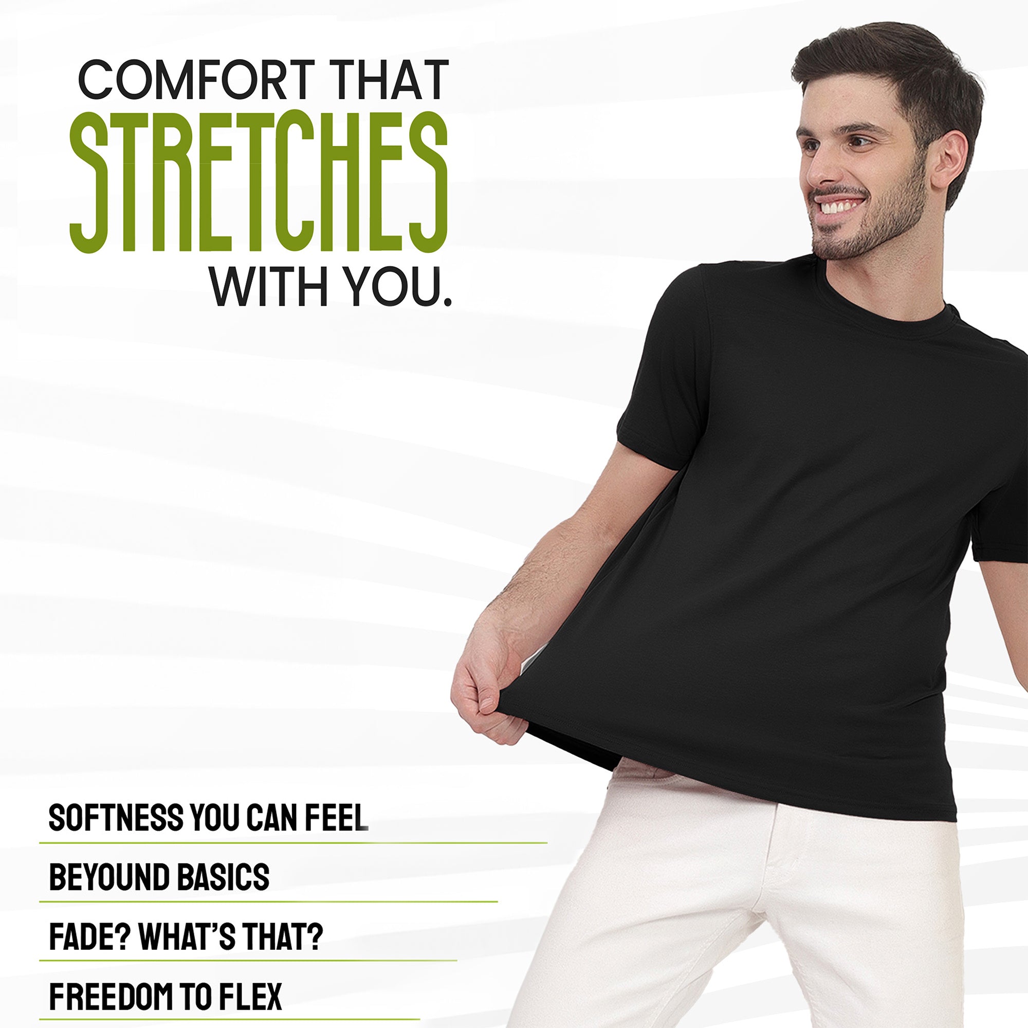Men’s All-Day Activewear Set: Boxers and Cotton T-Shirt