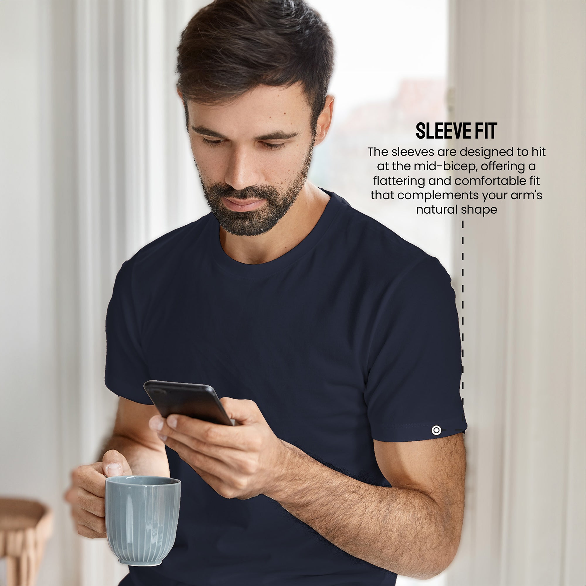 Men’s All-Day Activewear Set: Boxers and Cotton T-Shirt