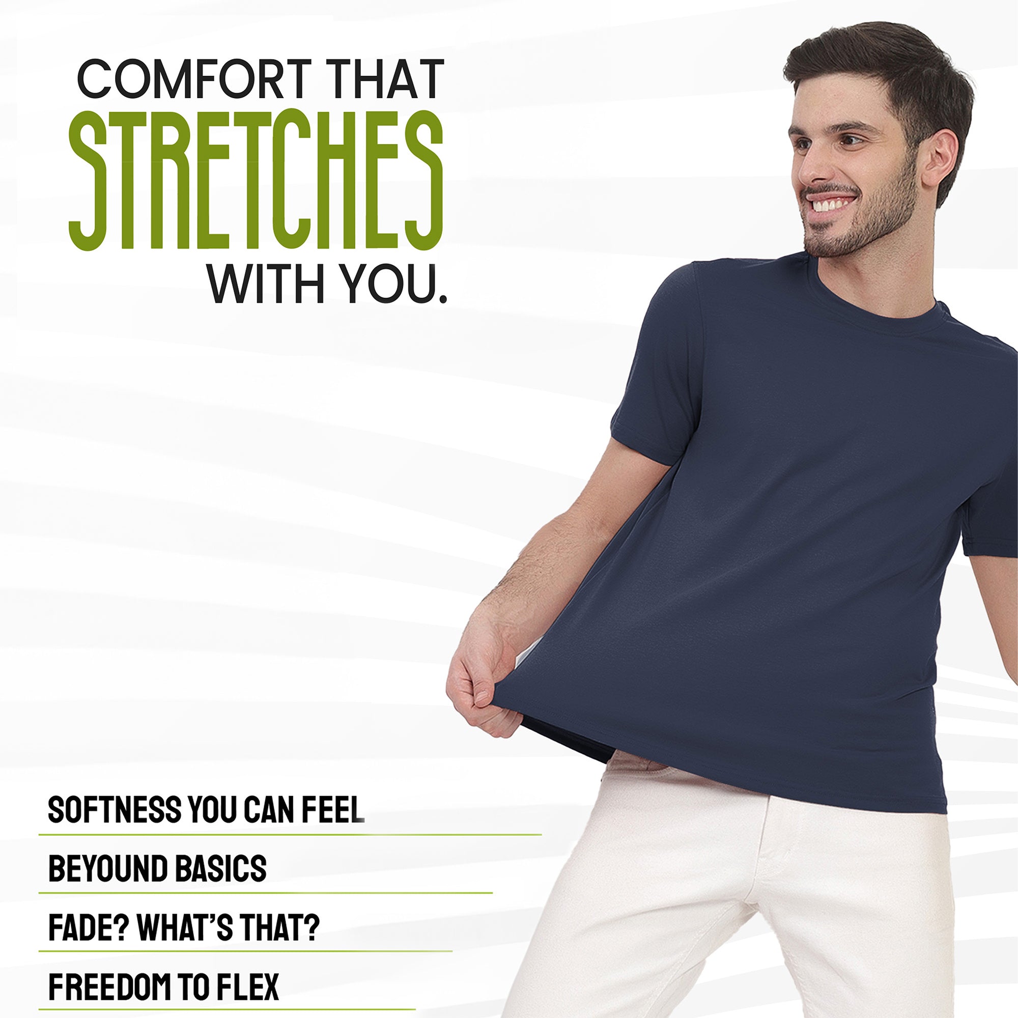 Men’s All-Day Activewear Set: Boxers and Cotton T-Shirt