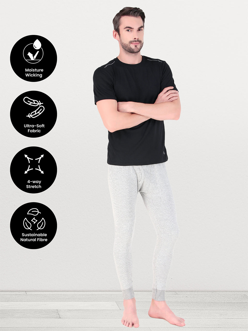 BlazeTech Thermal Bottom | Light Grey