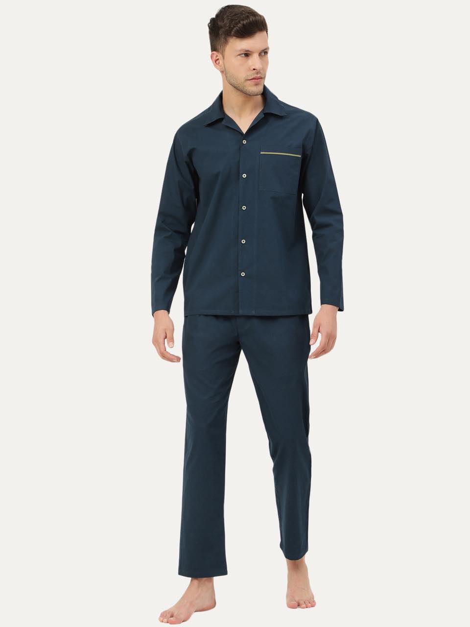 Men's Organic Cotton Solid Sleepsuit