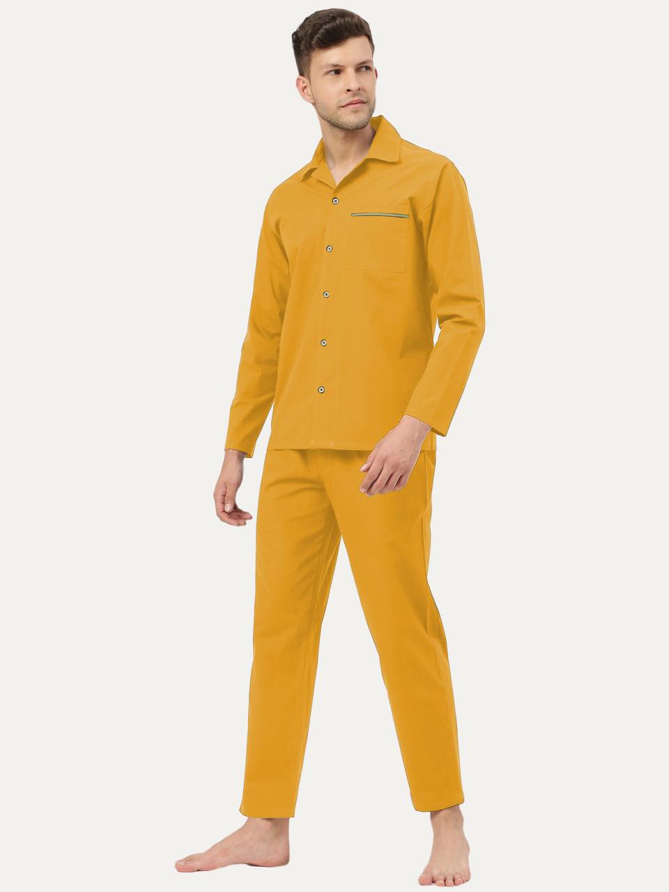 Men's Organic Cotton Solid Sleepsuit