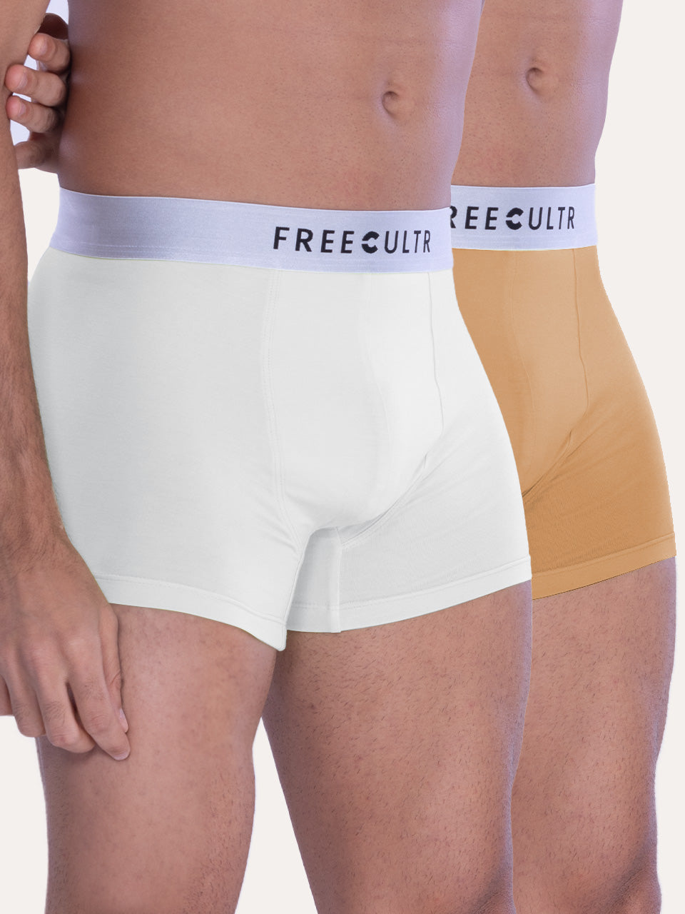 Men's Anti-Bacterial Micro Modal Trunks with Silverfox Waistband (Pack of 2)