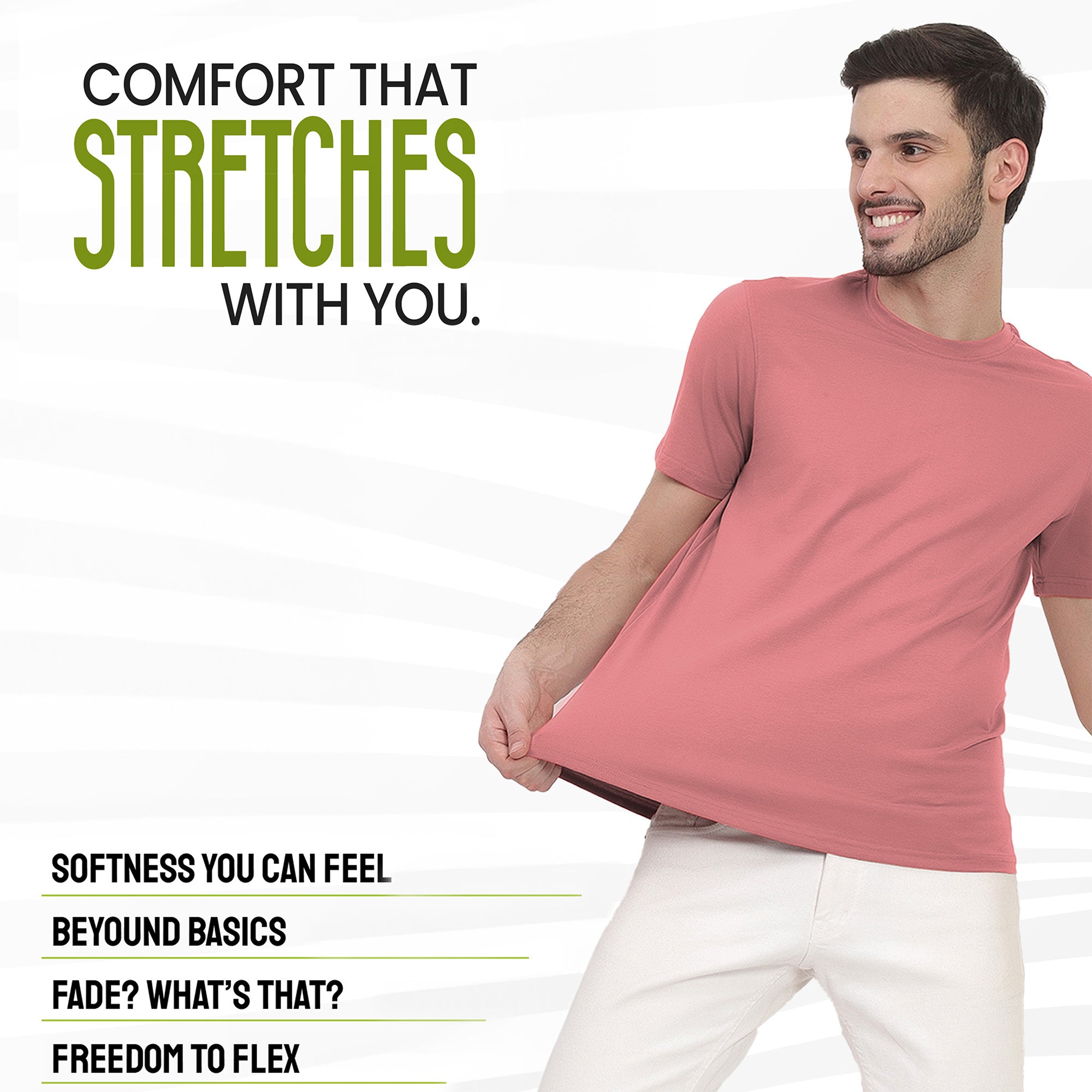 Men’s All-Day Activewear Set: Boxers and Cotton T-Shirt