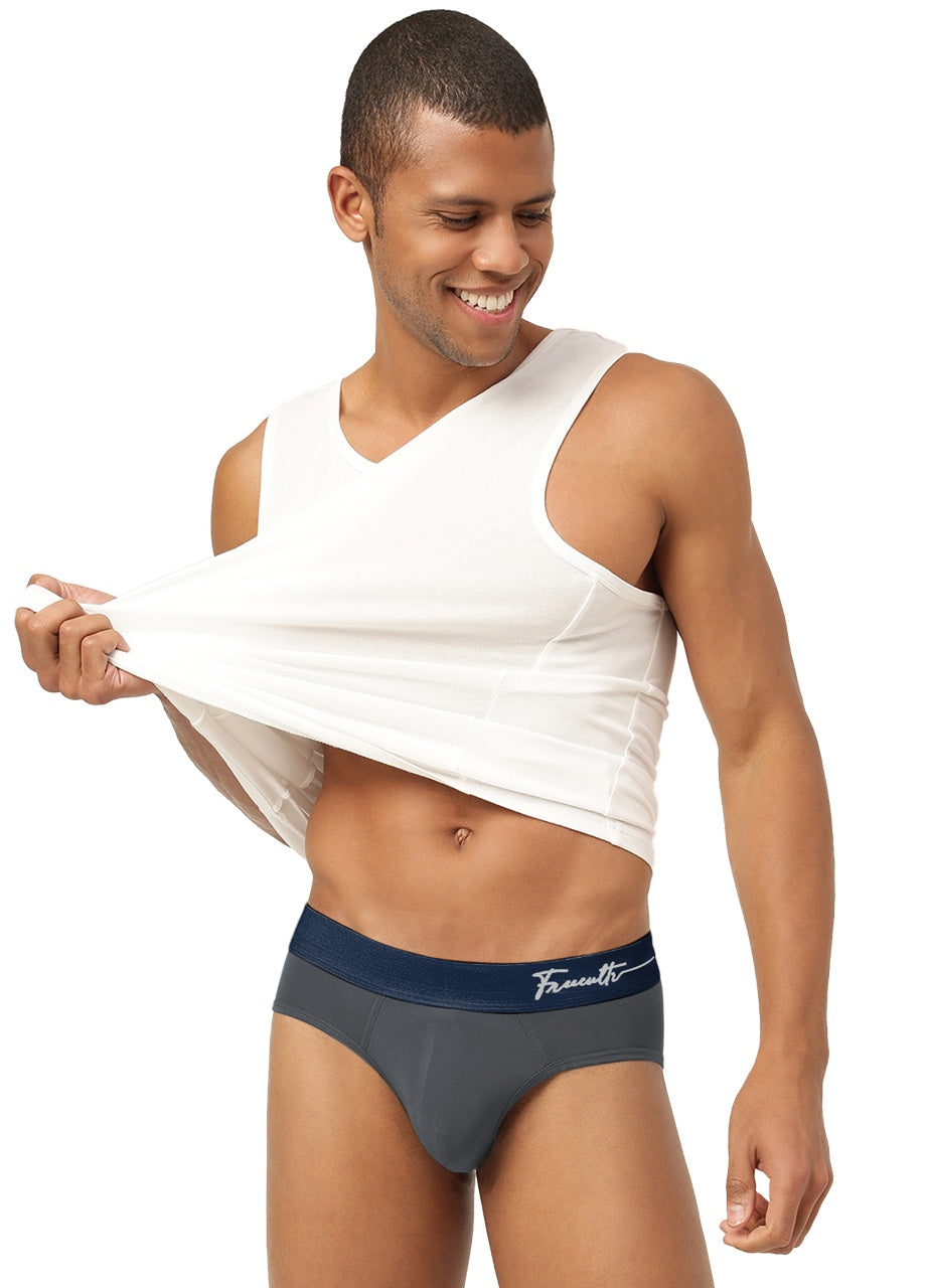 Men's Anti-Bacterial Micro Modal Brief in Cult Waistband (Pack of 2)