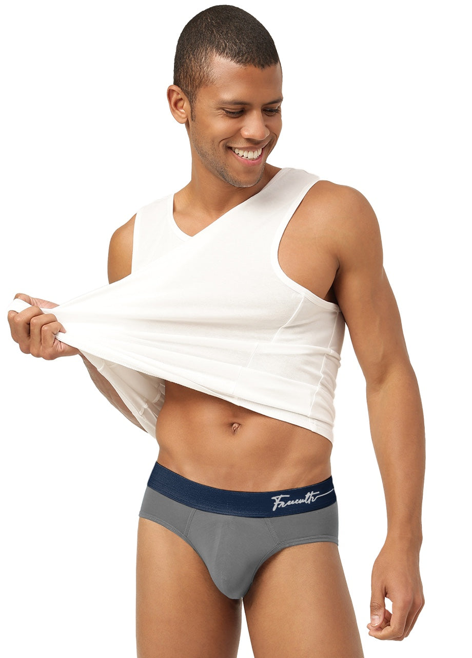 Men's Anti-Bacterial Micro Modal Brief in Cult Waistband (Pack of 2)