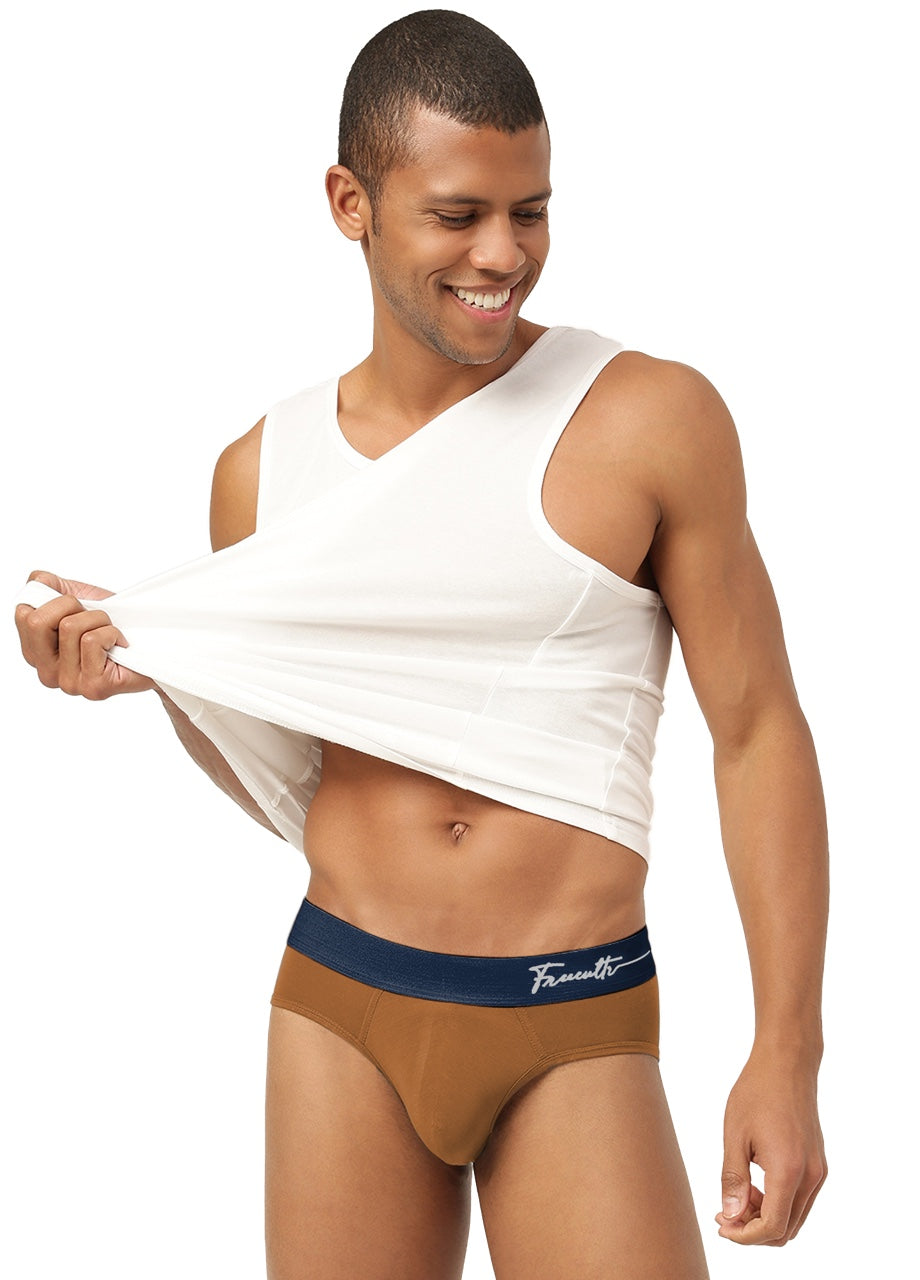 Men's Anti-Bacterial Micro Modal Brief in Cult Waistband (Pack of 2)
