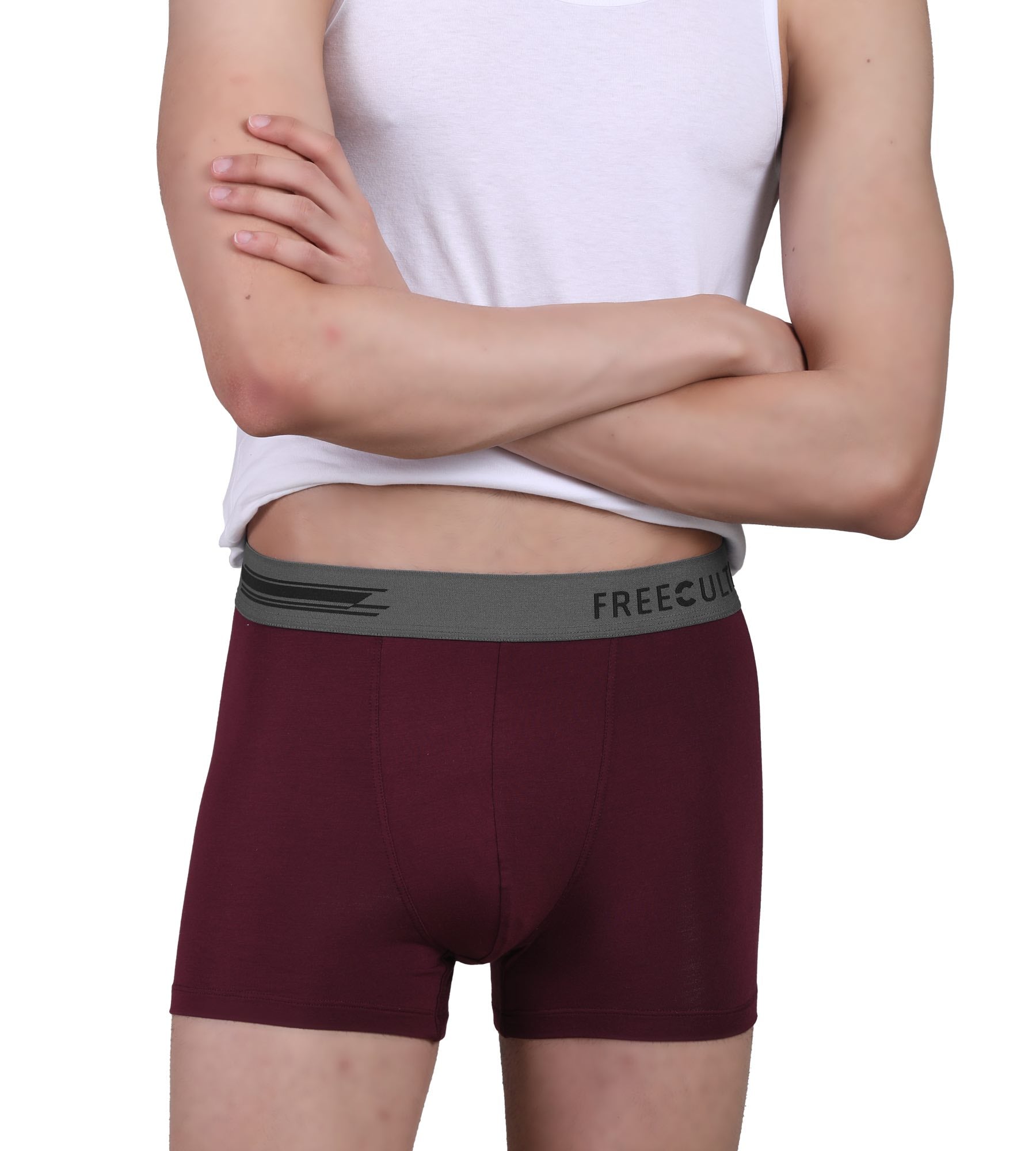 Men's Anti-Bacterial Micro Modal Plain Trunk (Pack of 5)