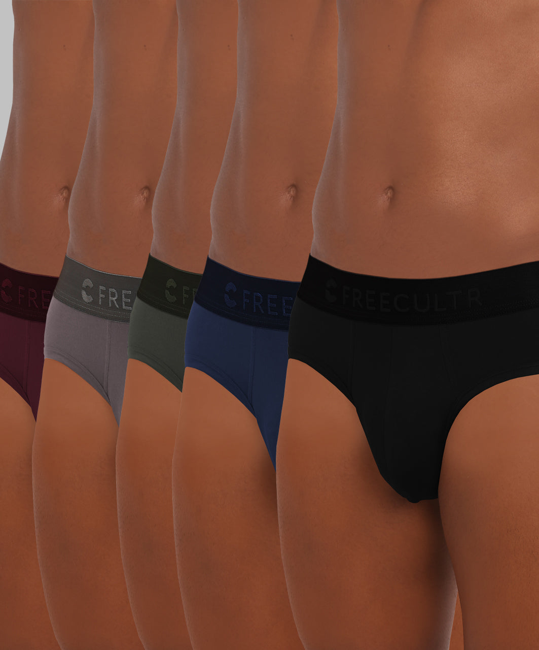 Weekday Special - Men's Micro Modal & Elastane Brief (Pack of 5) - freecultr.com