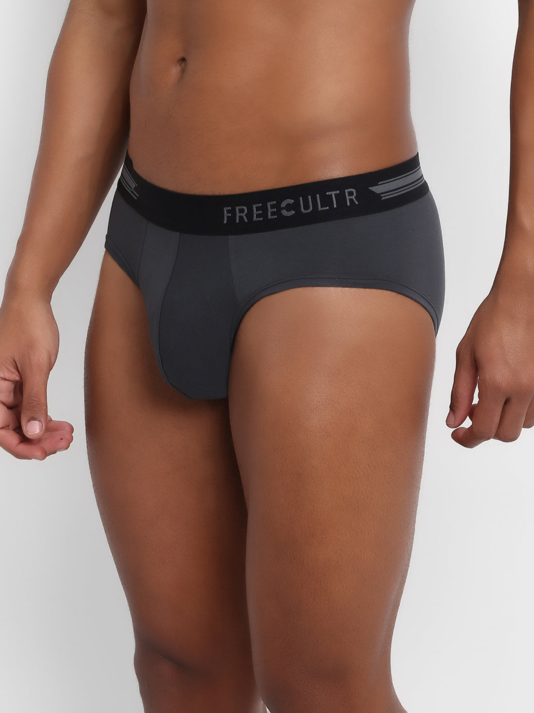 Men's Micro Modal & Elastane Brief in Contrast Waistband (Pack of 2) - freecultr.com